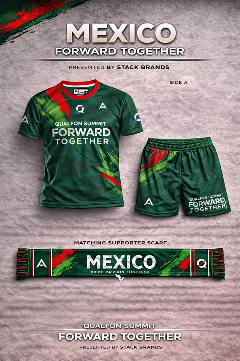 Replica World Cup Soccer Jersey - Team Mexico