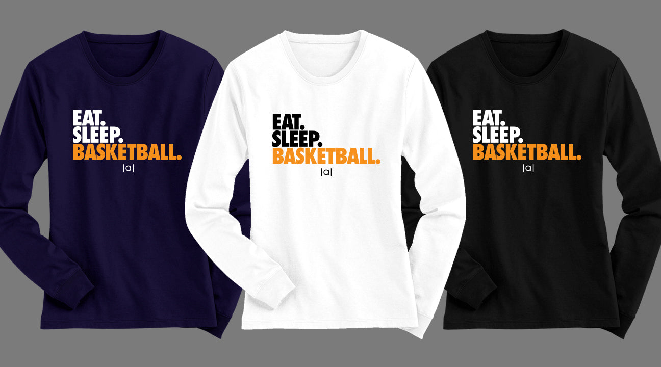 Eat,Sleep,Basketball L/S T-Shirt